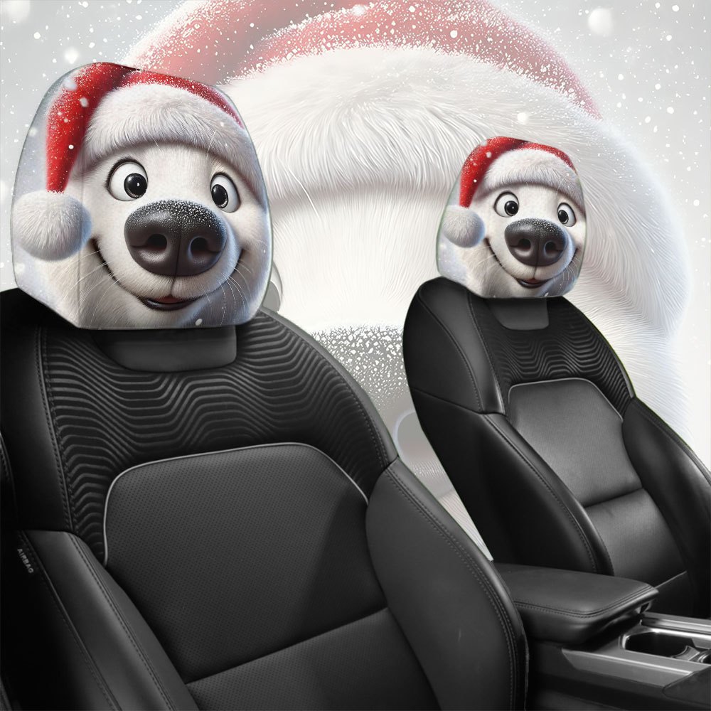 Car Accessories For Winter - 2 adet Noel şapkaları, sevimli köpek