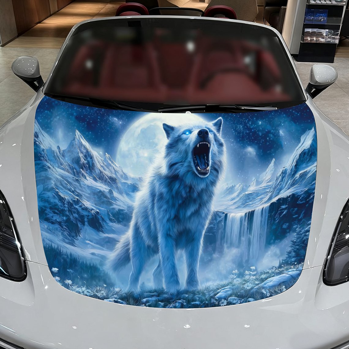 Kış Dağ Gece Manzarası Kurt Ar - Car Accessories For Winter incelemesi ve fiyatı