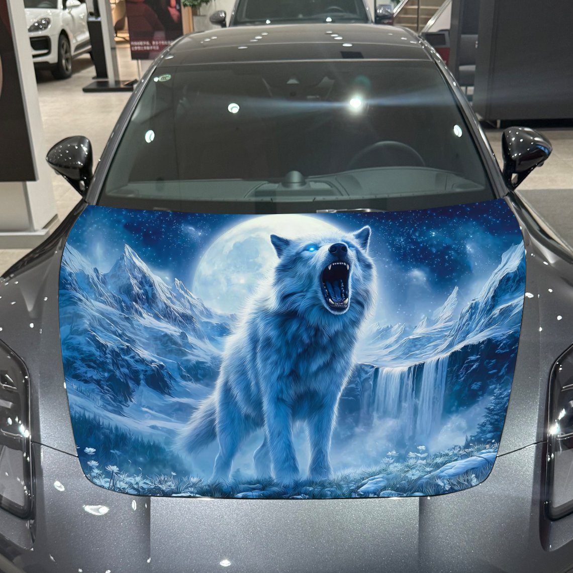 Kış Dağ Gece Manzarası Kurt Ar - Car Accessories For Winter incelemesi ve fiyatı