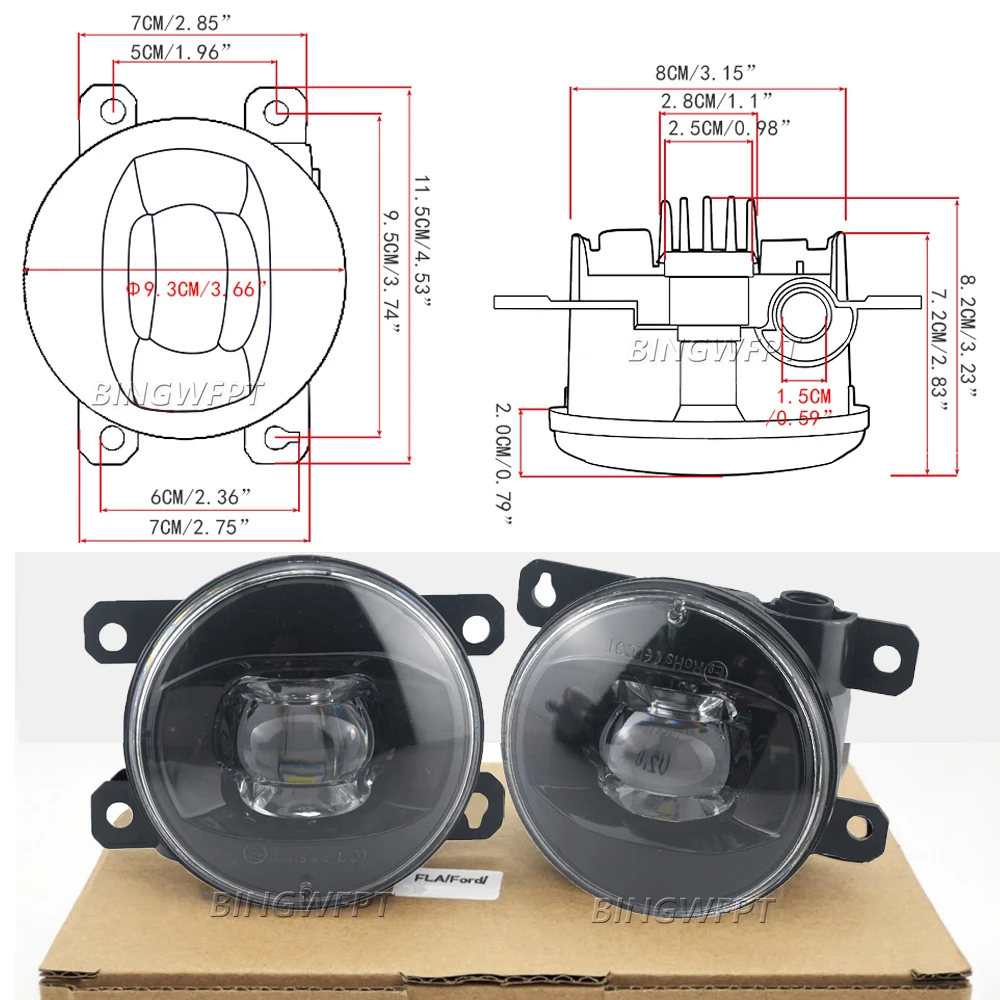 Araba LED Lens sis farları H11 - Car Accessories Xl incelemesi ve fiyatı